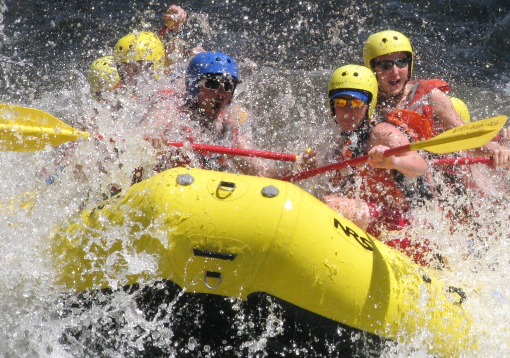 colorado rafting on the Poudre River