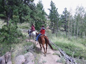 Horseback riding would be number four on our things to do in Estes Park. 