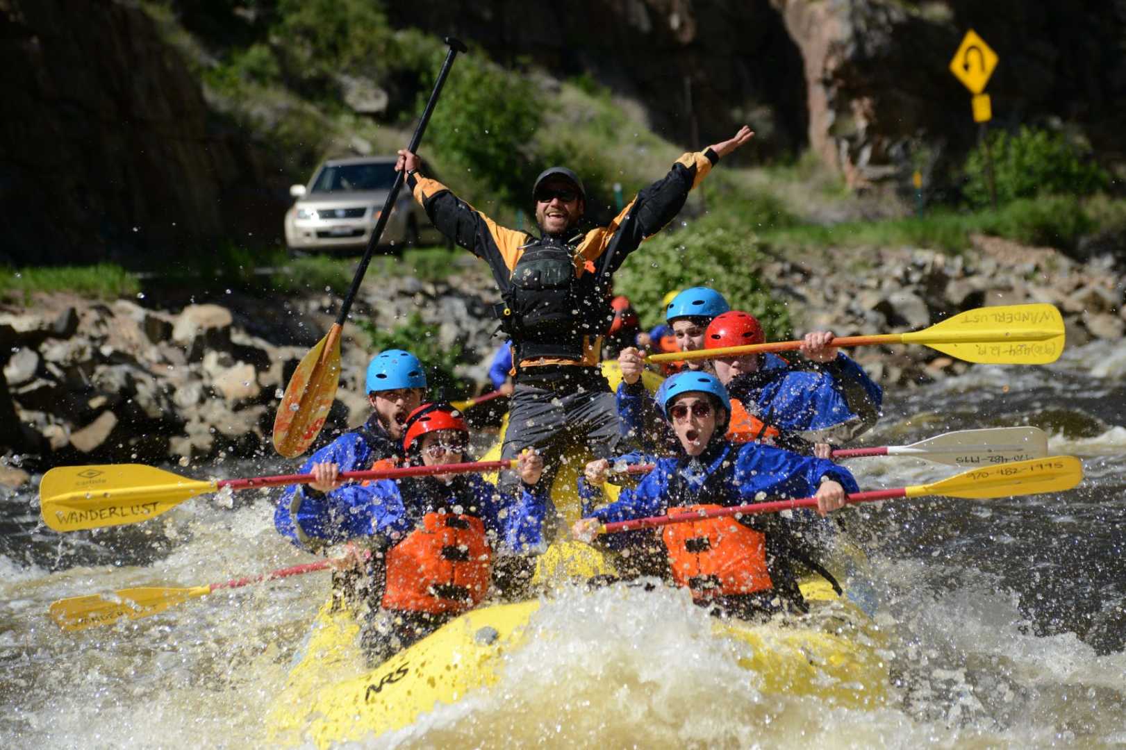 Cheyenne whitewater rafting on the Poudre River